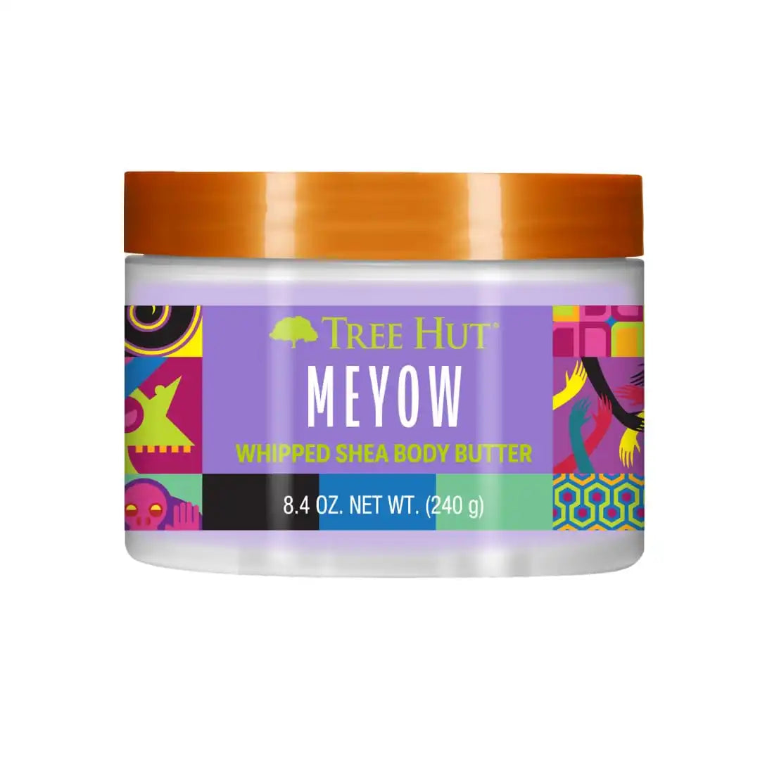 Tree Hut Meyow Whipped Body Butter with Shea Butter, 8.4 Oz | Whipped Shea Body Butter, Long-Lasting Hydration for Soft, Smooth Skin, Essential Body Care, Lightweight Moisturizer